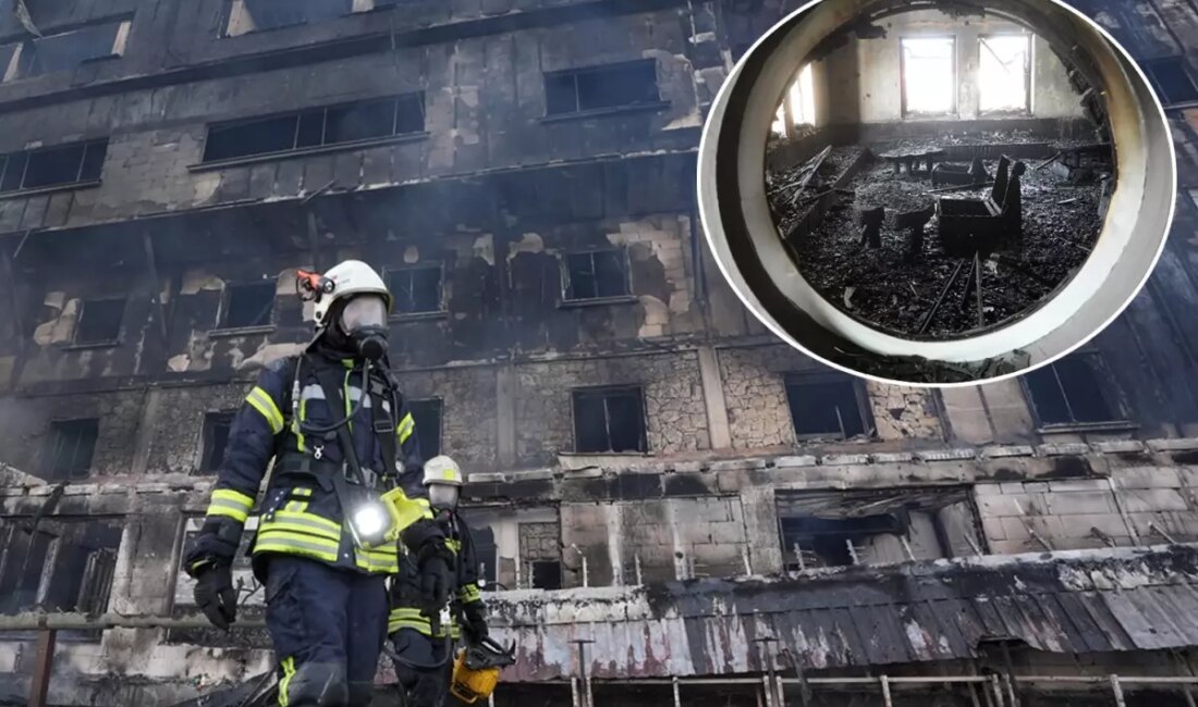 Bolu Kartalkaya Kayak Merkezi'nde meydana gelen yangında 76 kişi hayatını