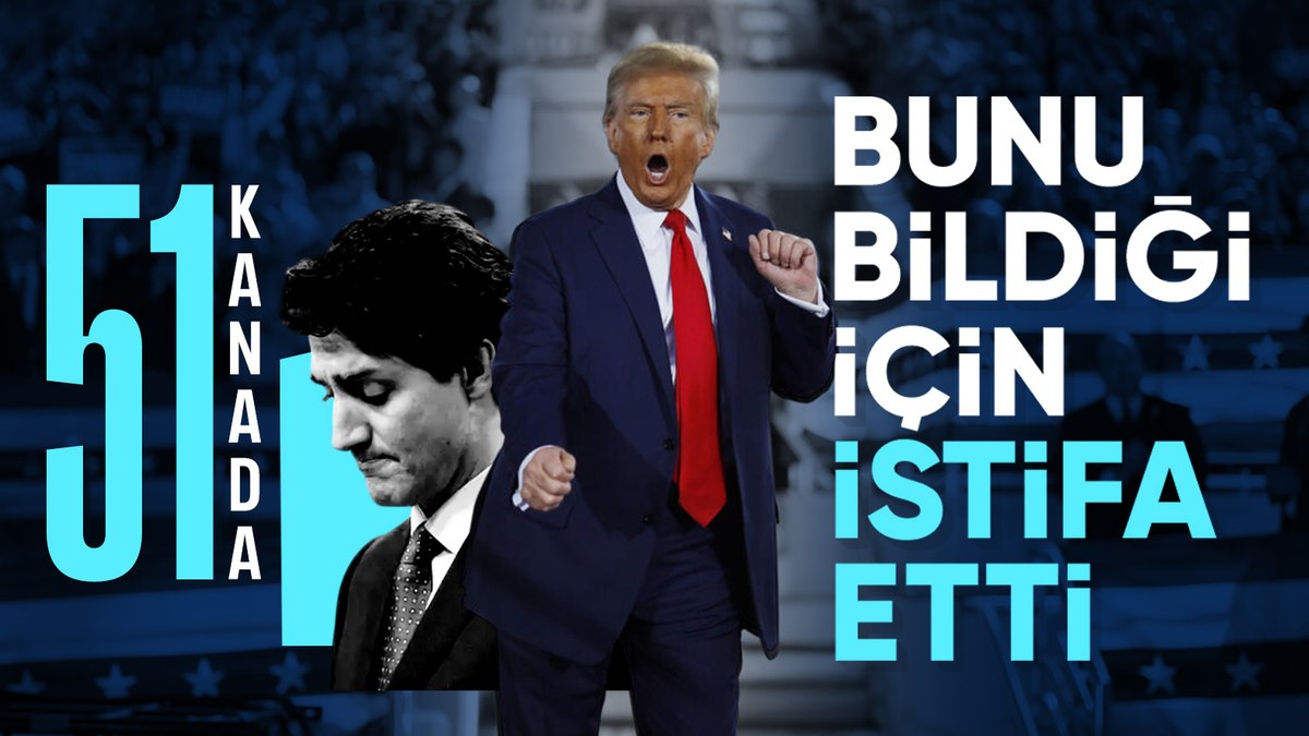 ABD'nin 47'nci Başkanı Donald Trump, Kanada Başkanı Justin Trudeau'nun istifasına