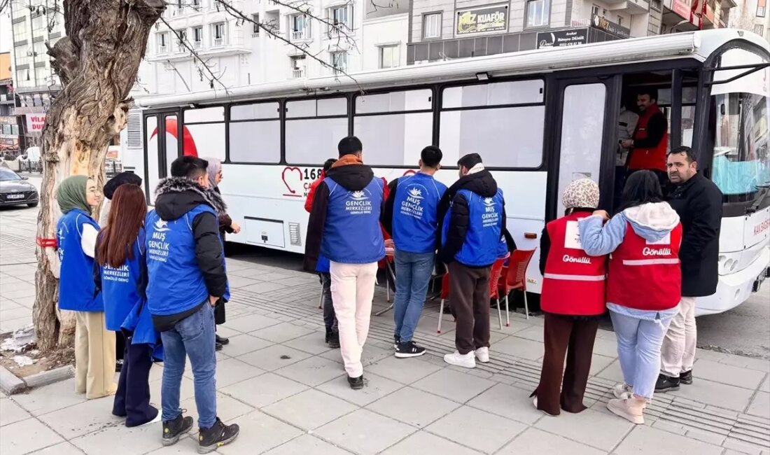 Muş'ta düzenlenen kan bağışı kampanyası, toplumun duyarlılığını artırmak ve ihtiyaç