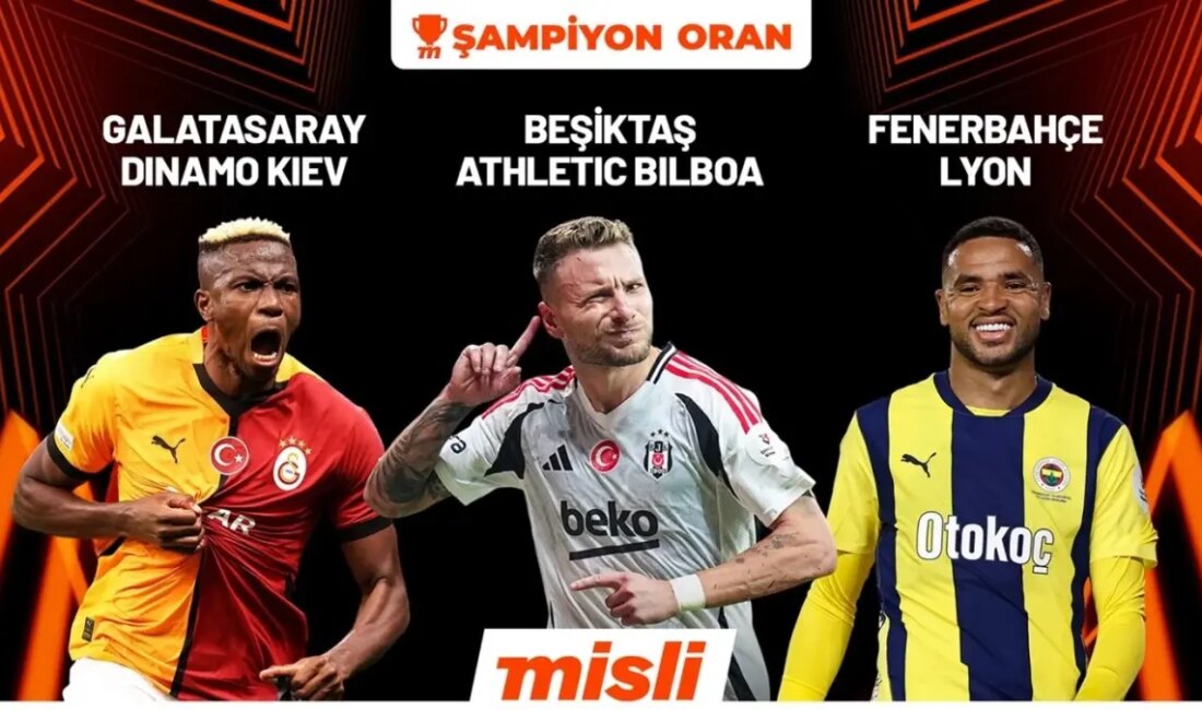 UEFA Avrupa Ligi'nde 7. hafta heyecanı başlıyor! Galatasaray, Beşiktaş ve