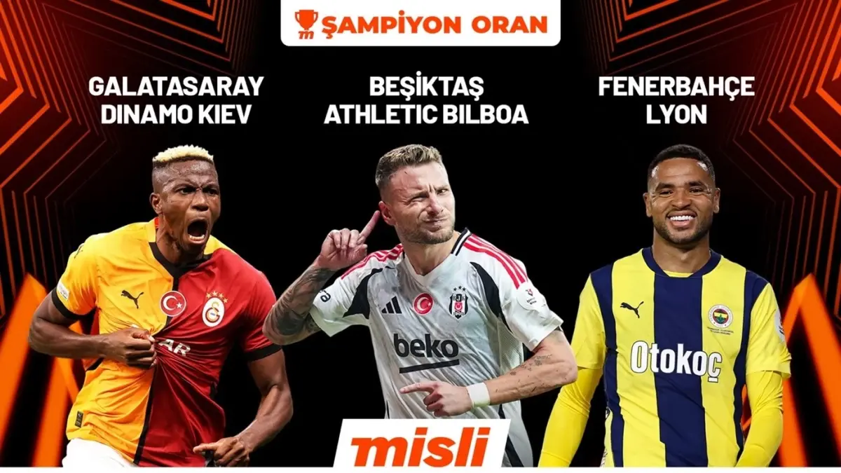 UEFA Avrupa Ligi'nde 7. hafta heyecanı başlıyor! Galatasaray, Beşiktaş ve