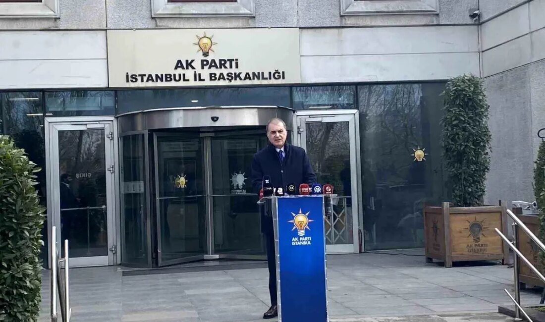 AK Parti Genel Başkan Yardımcısı ve Parti Sözcüsü Ömer Çelik,