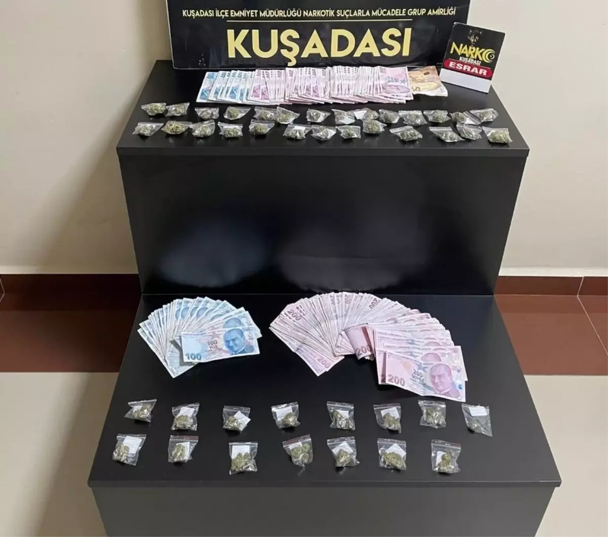 Aydın'da düzenlenen uyuşturucu operasyonunda 4 kişi gözaltına alındı, 3 kişi