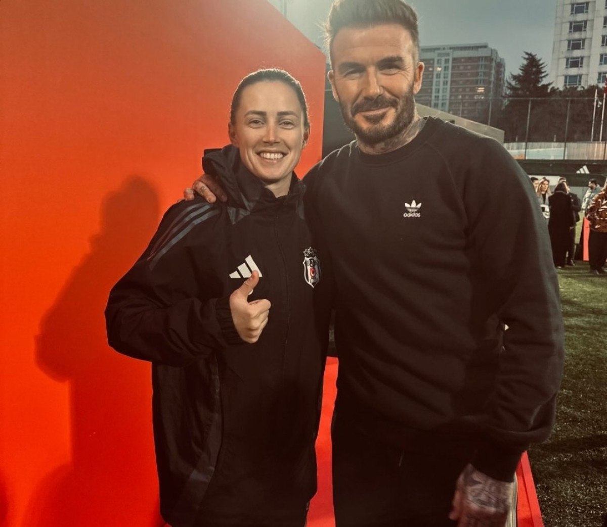 David Beckham Beşiktaş Kadın Futbol Takımı ile Buluştu