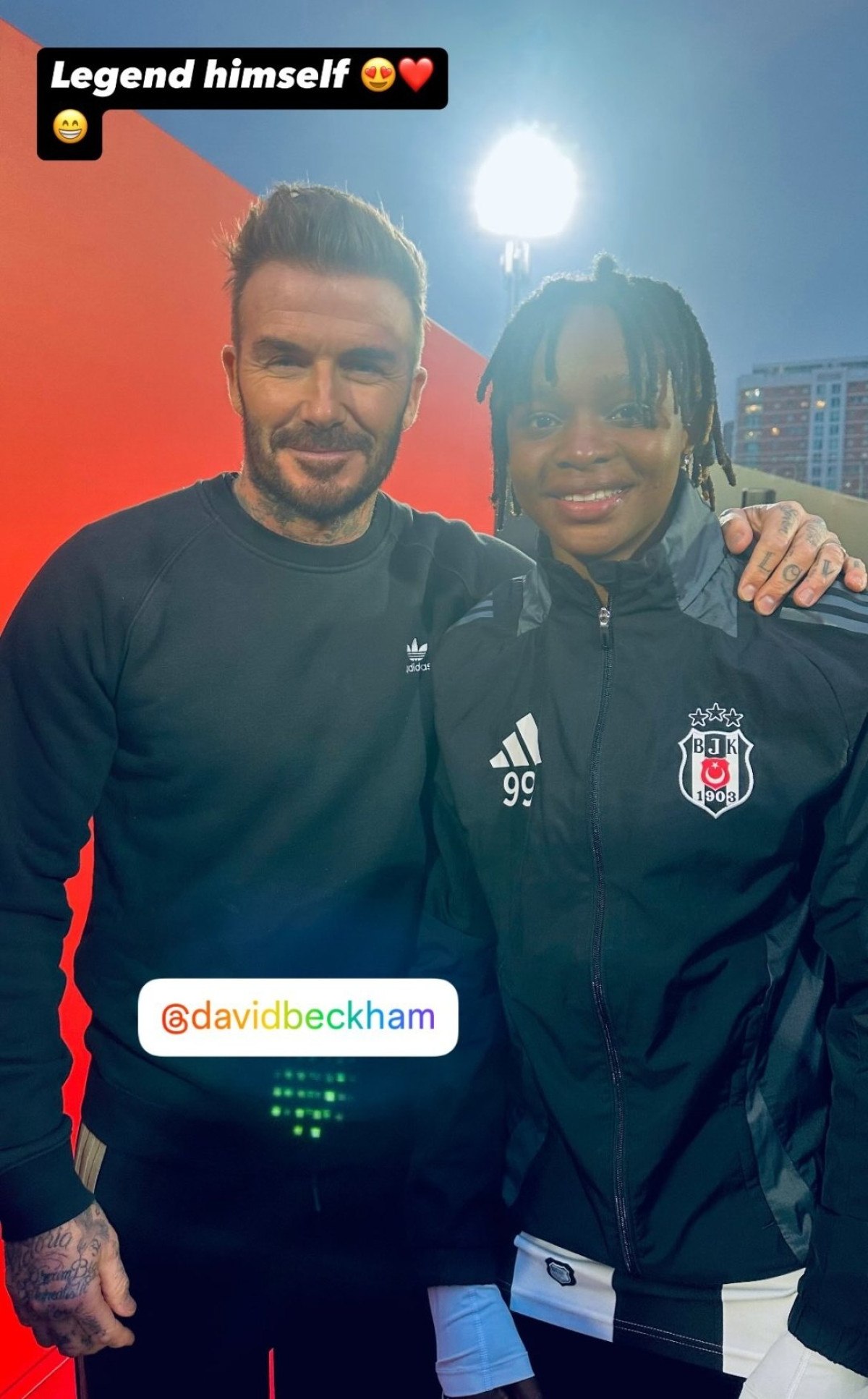 David Beckham Beşiktaş Kadın Futbol Takımı ile Buluştu