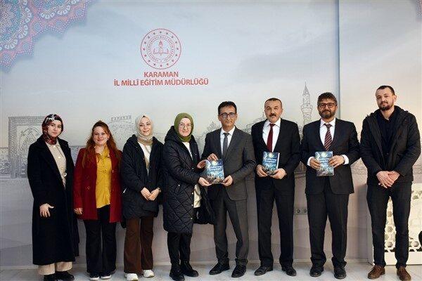 Ziyarette, okul öğretmenleri ve velilerinin ortak çalışmasıyla hazırlanan “Çocuklar Cennetimiz”