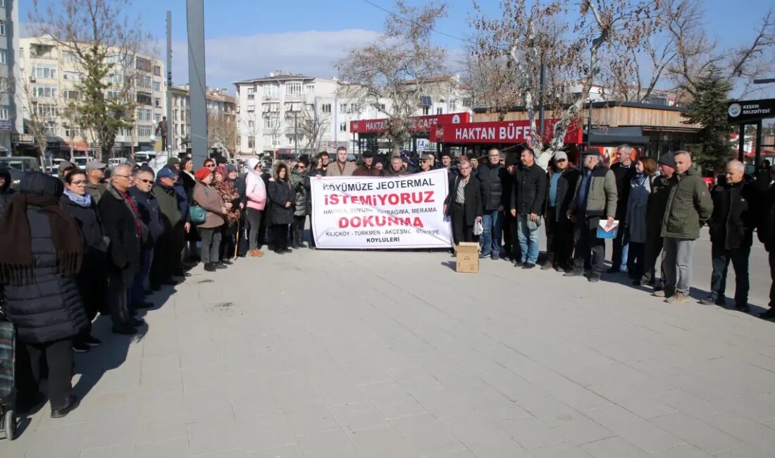 Edirne'nin Keşan ilçesinde köylüler, jeotermal kuyulara karşı 400 itiraz dilekçesi