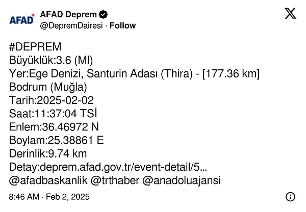 Ege Denizi'nde Deprem Fırtınası: 20 Deprem Meydana Geldi