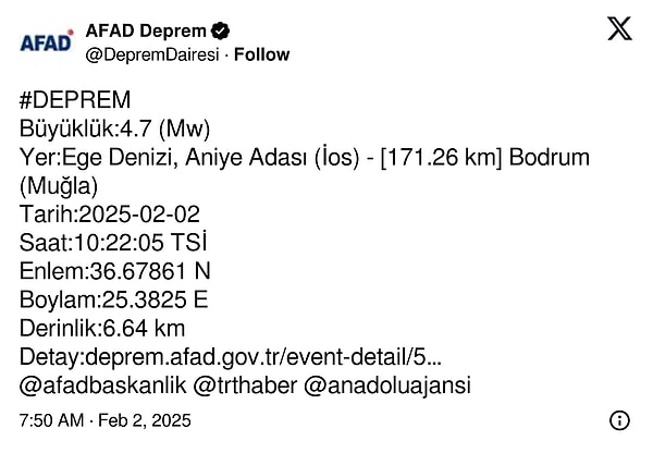 Ege Denizi'nde Deprem Fırtınası: 20 Deprem Meydana Geldi