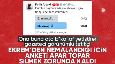 CHP’de ön seçim tartışmaları sürerken Fatih Altaylı’nın toplumsal medya anketi