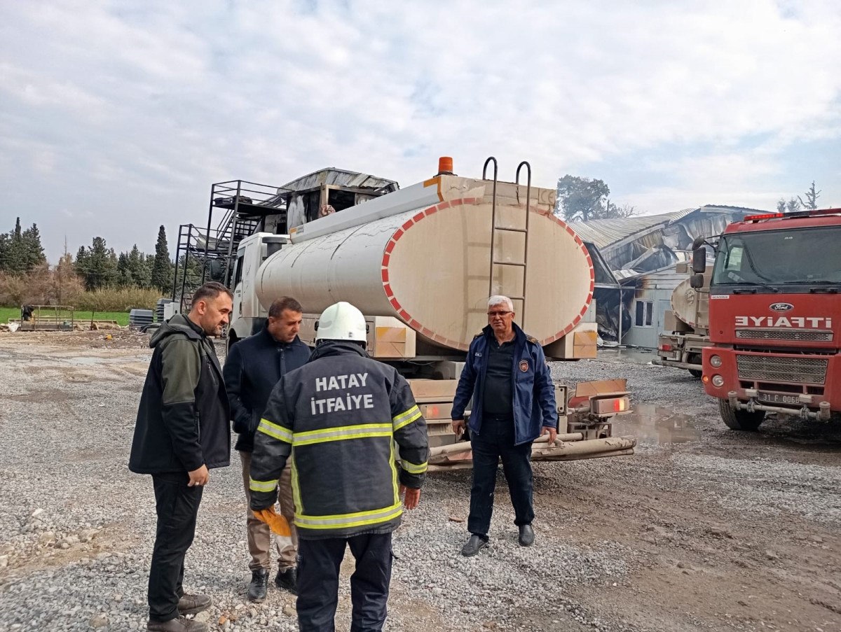 DHA Hatay'da Yangın Olayı