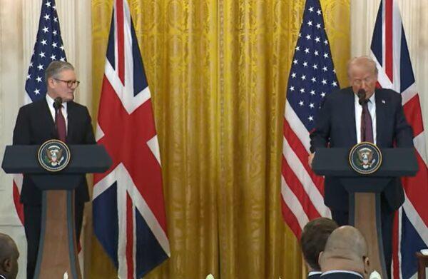 Trump, Keir Starmer ile Beyaz Saray'da büyük bir heyecanla beklenen