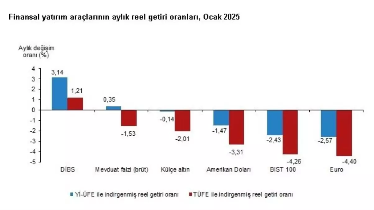 TÜİK Ocak 2025 Yatırım Araçları Raporu ile Türkiye'deki yatırım fırsatlarını