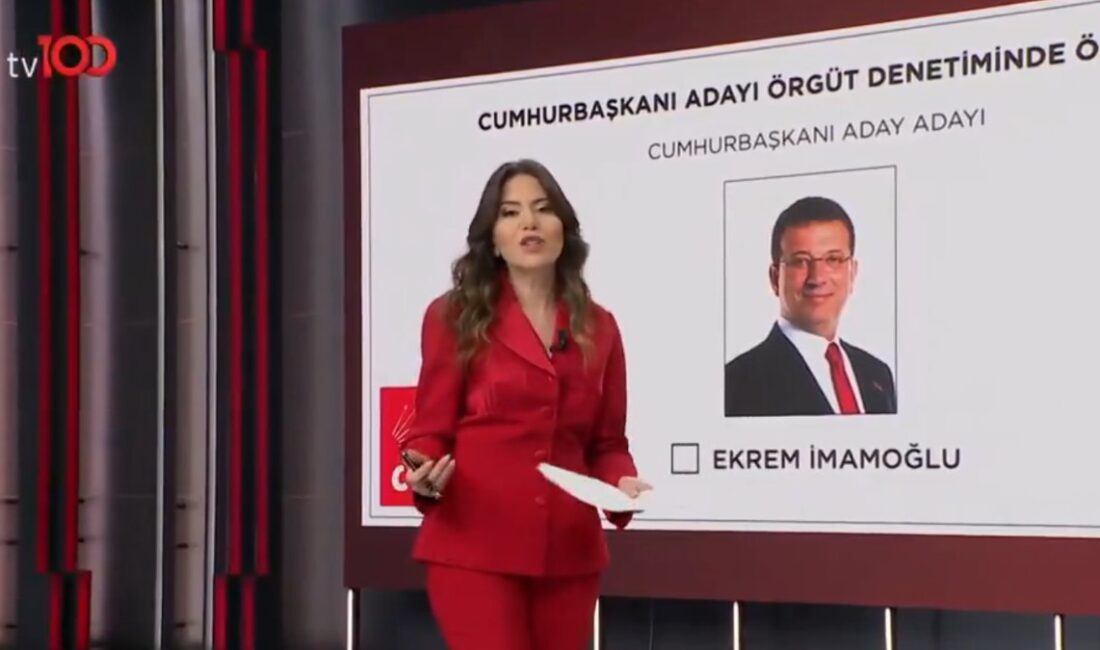 Gazeteci Kübra Par, tv100 canlı yayınında "Tek adayla seçim olur