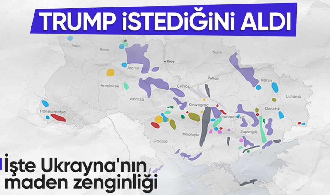 Ukrayna'nın değerli madenler konusunda ABD ile bir anlaşma sağladığı açıklandı.