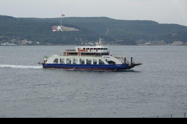 Gestaş Deniz Ulaşım A.Ş, Çanakkale'deki deniz seferlerinin olumsuz hava şartları