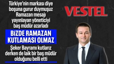 Vestel CEO'su Ergün Güler'in Ramazan tebriği paylaşımına, Güçlü Holding CEO'su