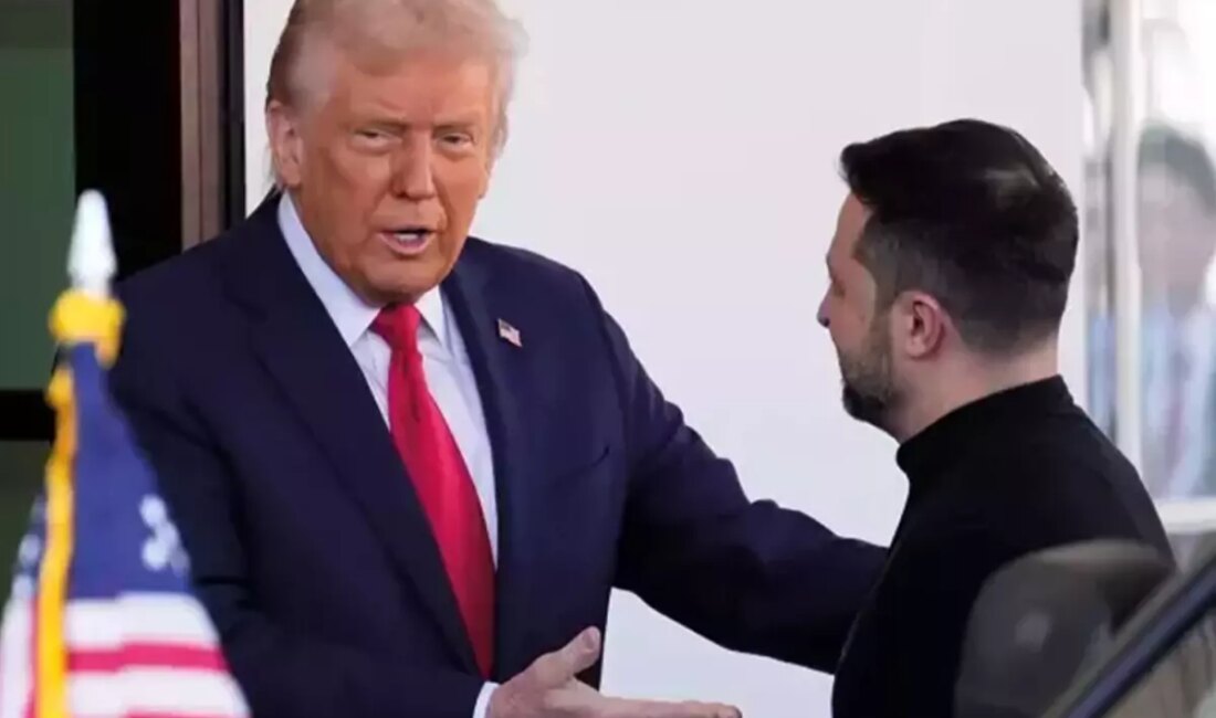 ABD Başkanı Donald Trump ile Ukrayna Devlet Lideri Volodimir Zelenskiy'nin